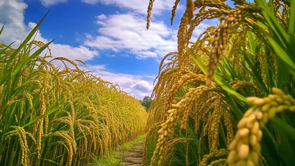 Optimal timing for rice paddy fertilization