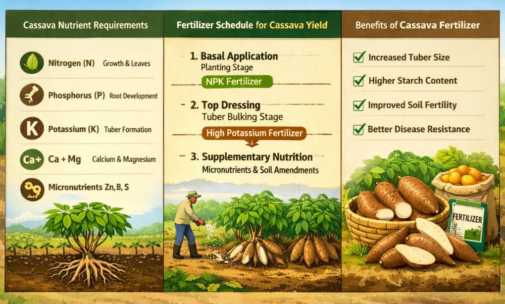 Cassava Fertilizer for Higher Yield