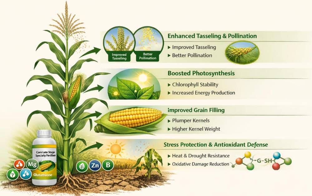 Fertilizante Especializado para Milho em Fase Tardia