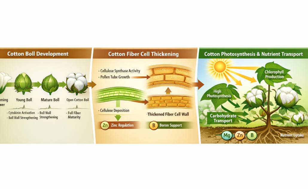 Fertilizante Especializado para Etapas Tardias do Algodão