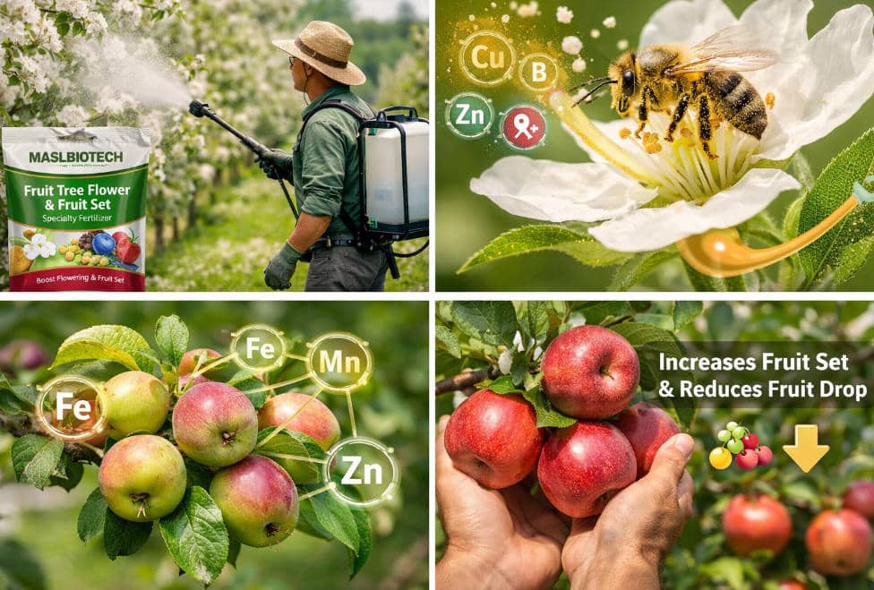 fertilizante para floração de árvores frutíferas