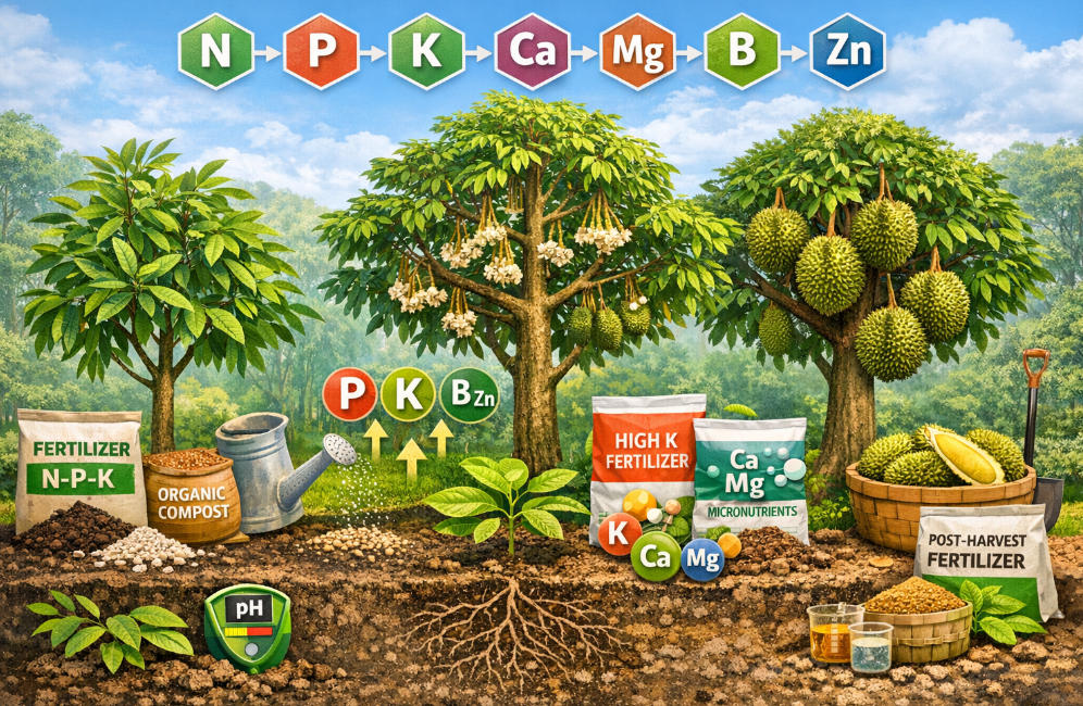 durian tree nutrient management