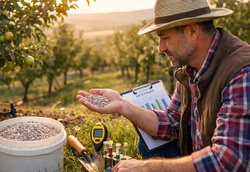 fruit tree fertilizer application rates