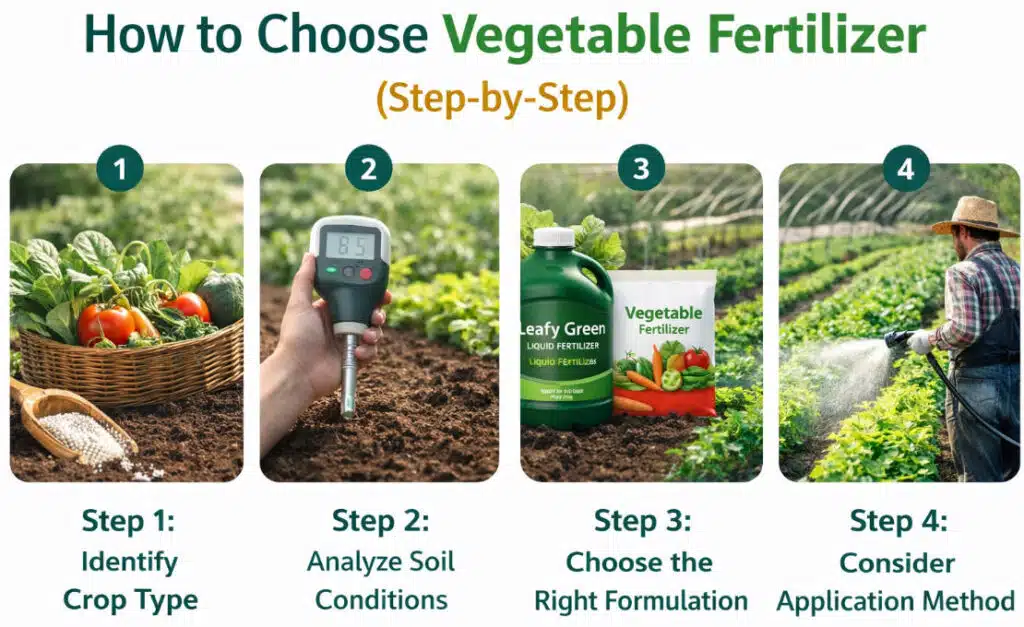 how to choose vegetable fertilizer