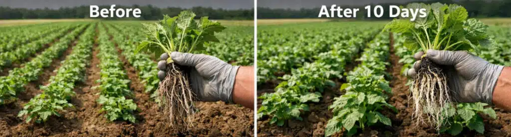 best fertilizer for vegetable seedlings root development