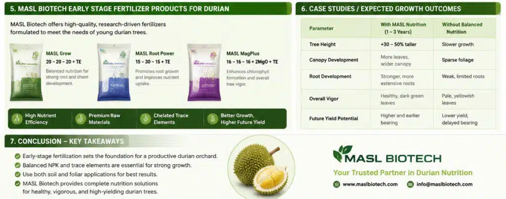orchard fertilizer for durian