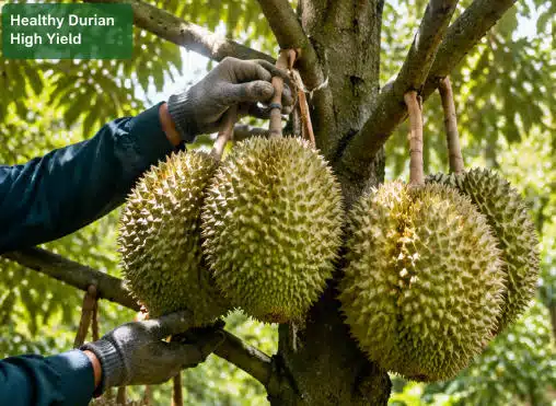 durian NPK ratio, durian fruit quality fertilizer